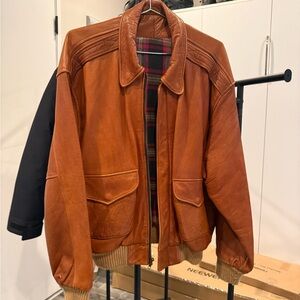 Men's Brown Leather Jacket